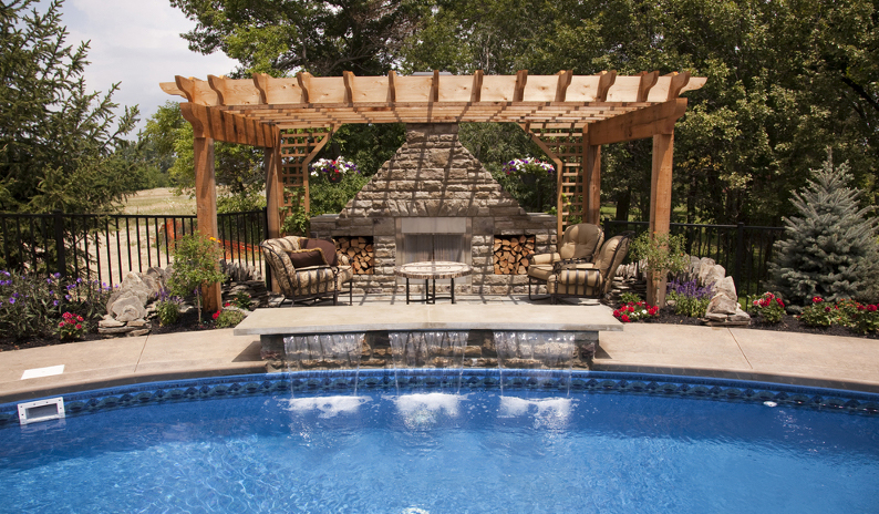 Pergolas Staining Project